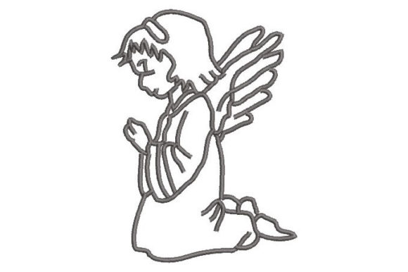 Angel Praying Silhouette: A Designer's Review