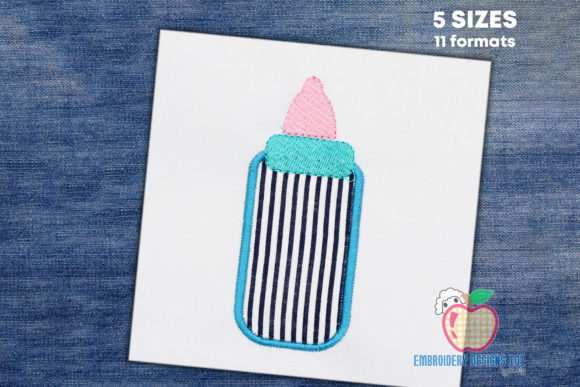 Baby Feeding Bottle: A Cute Design for Craft Fair Success