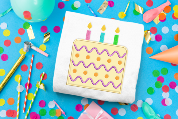 Birthday Cake with Candles: A Sweet Embroidery Review
