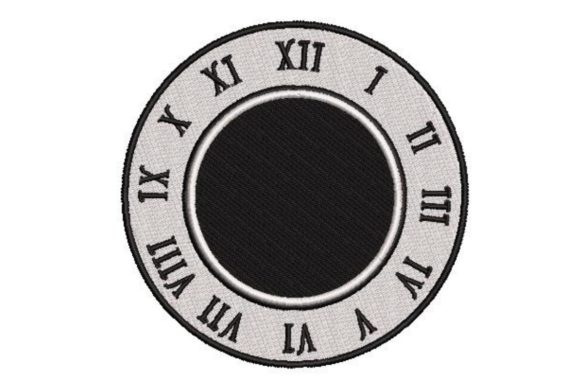 Clock Face: A Timeless Embroidery Design for Craft Fairs