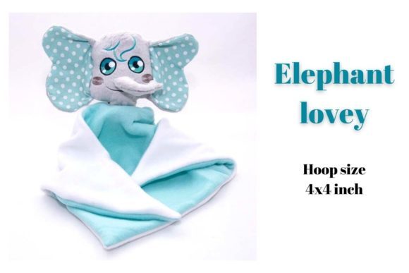 Elephant Lovey Boy: A Sweet Holiday Embroidery Pick