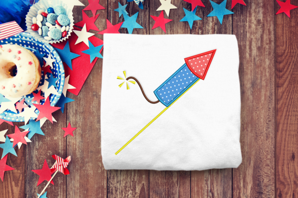 Firework Bottle Rocket Applique: A Pro Review for Small Business Merch