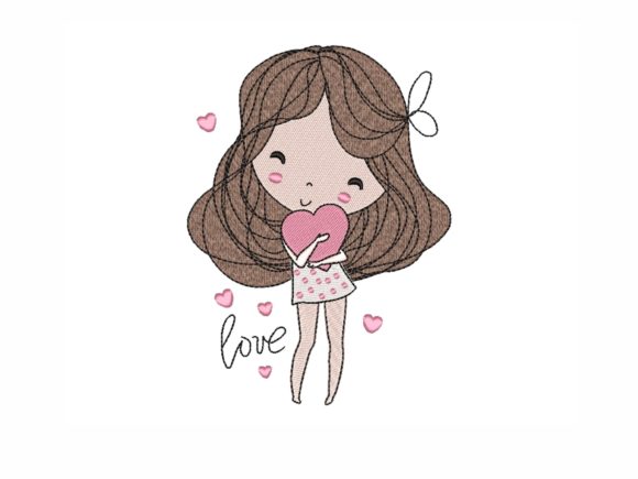 Girl with a Heart: A Sweet Valentine Embroidery Review