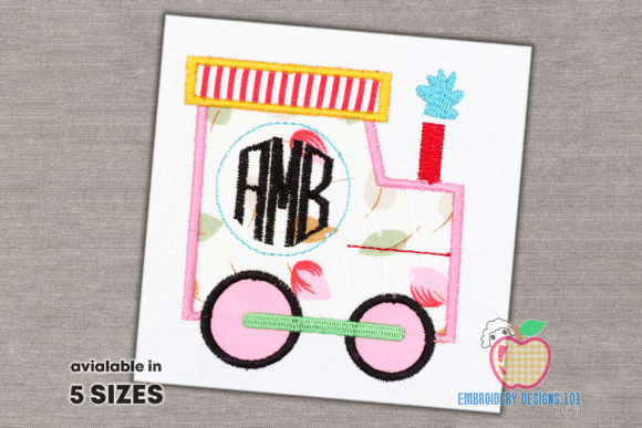 Review: Monogram and Train Applique for Etsy Shops